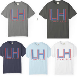 PRINT: Striped Letter / Lyman Hall